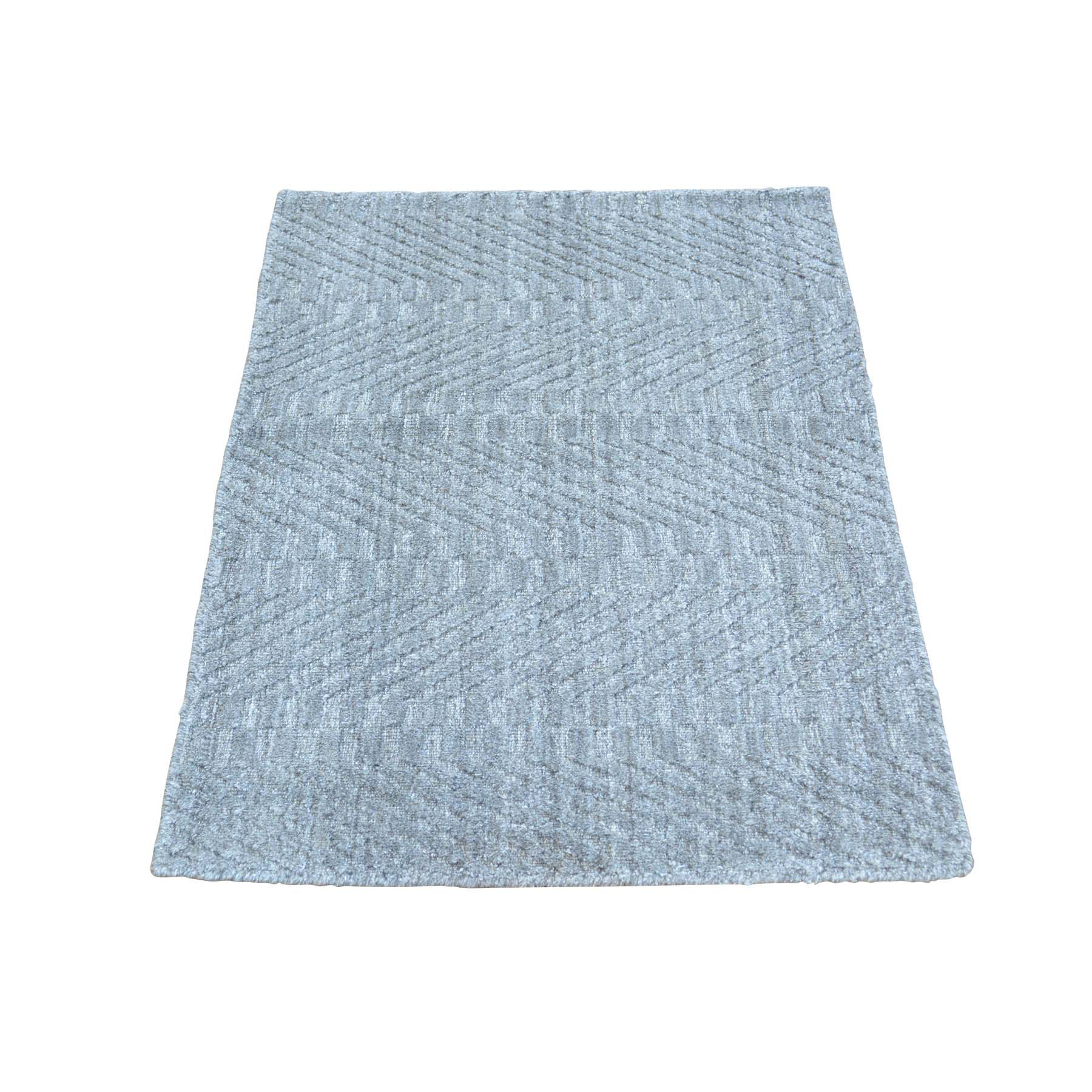 Handloomed Modern Design Oriental hand knotted shine cotton rugs