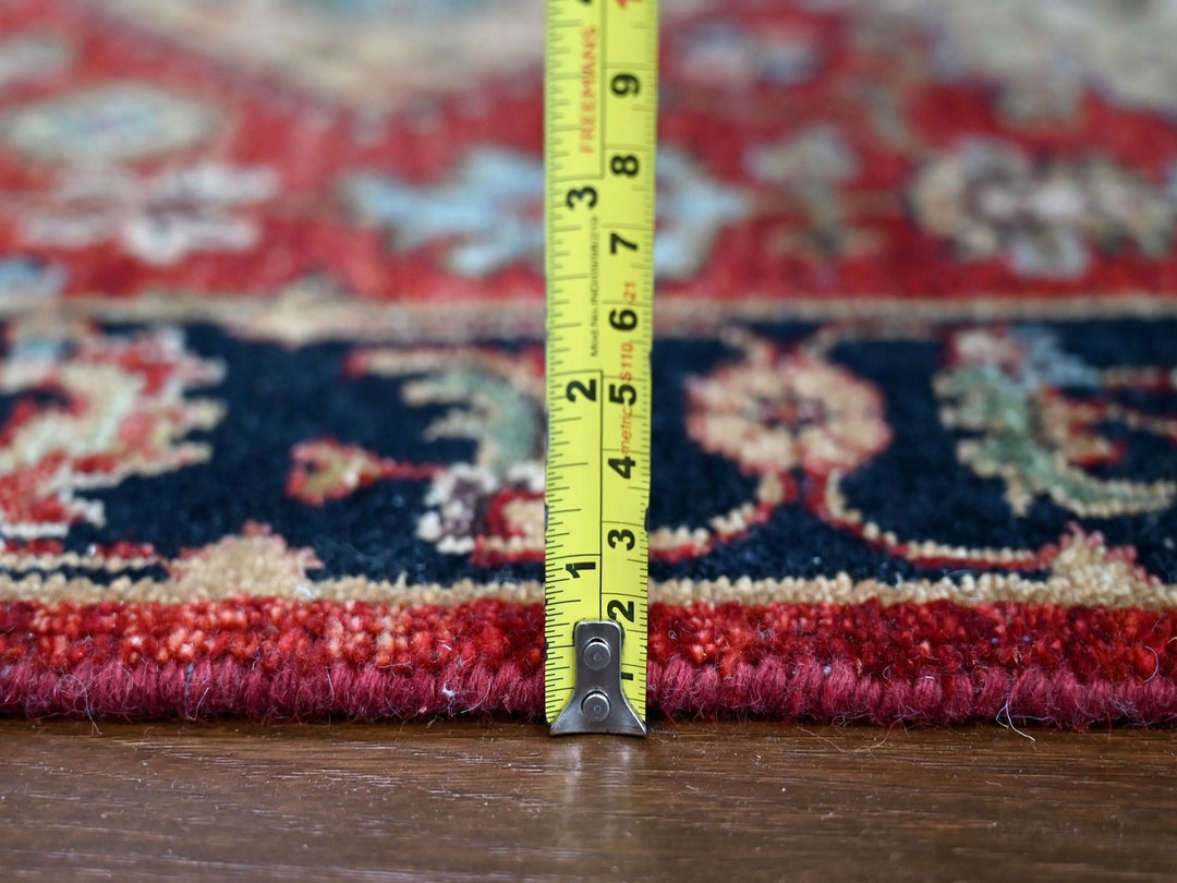 2'7" x 8'2" New Hand Knotted Red Wool Runner Oriental Rug - MOA10210295