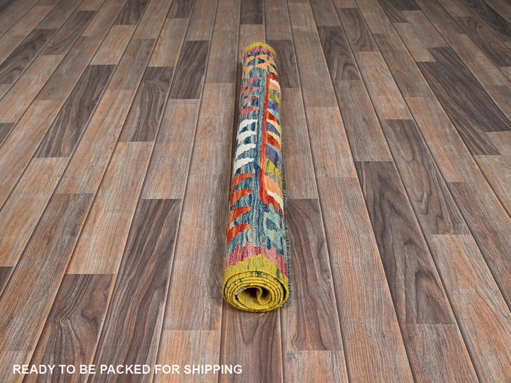 3'4" x 4'11" New Hand Woven Multicolored Wool Rectangle Oriental Rug - MOA1021185