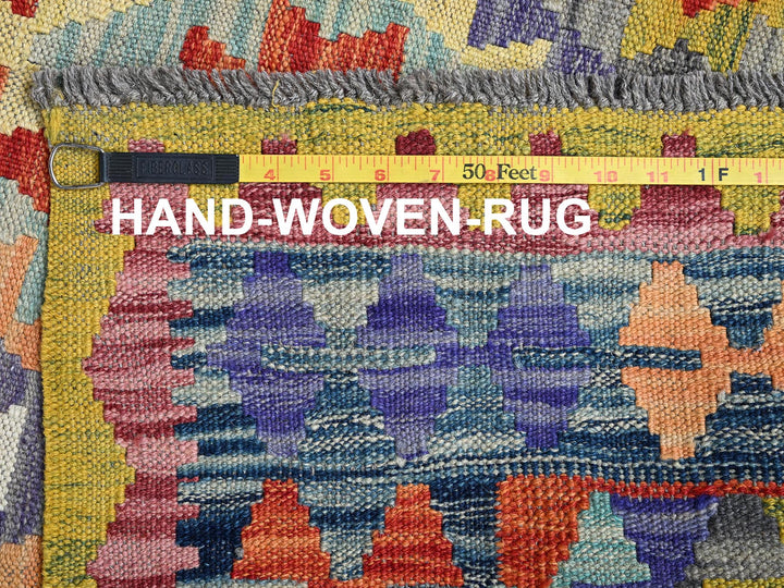 3'4" x 4'11" New Hand Woven Multicolored Wool Rectangle Oriental Rug - MOA1021185