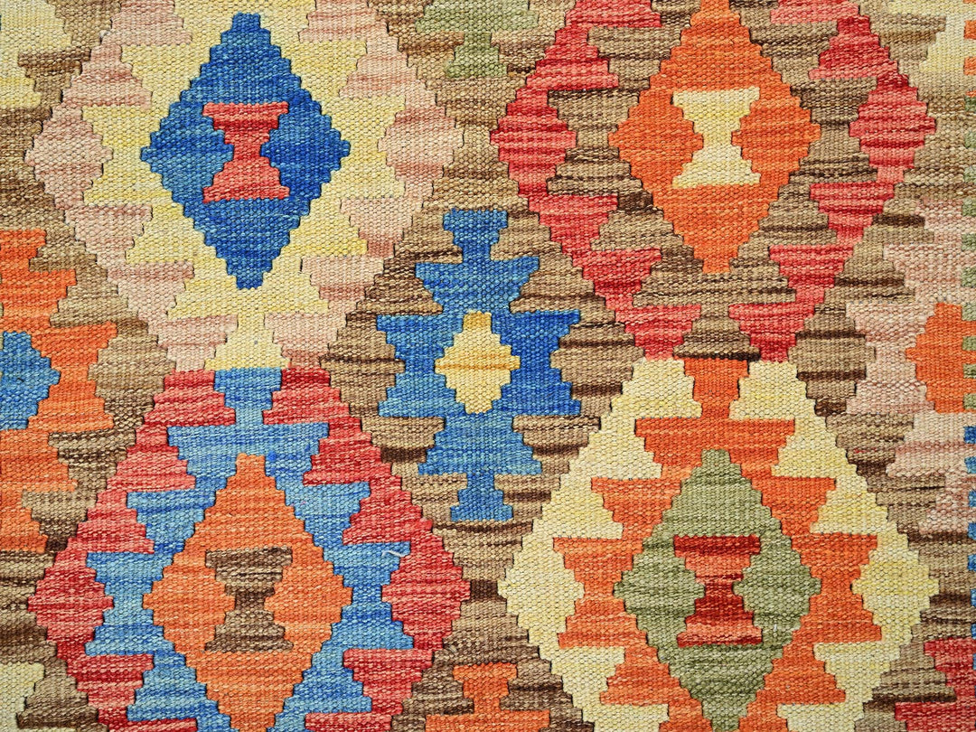 3'3" x 4'11" New Hand Woven Multicolored Wool Rectangle Oriental Rug - MOA1021190