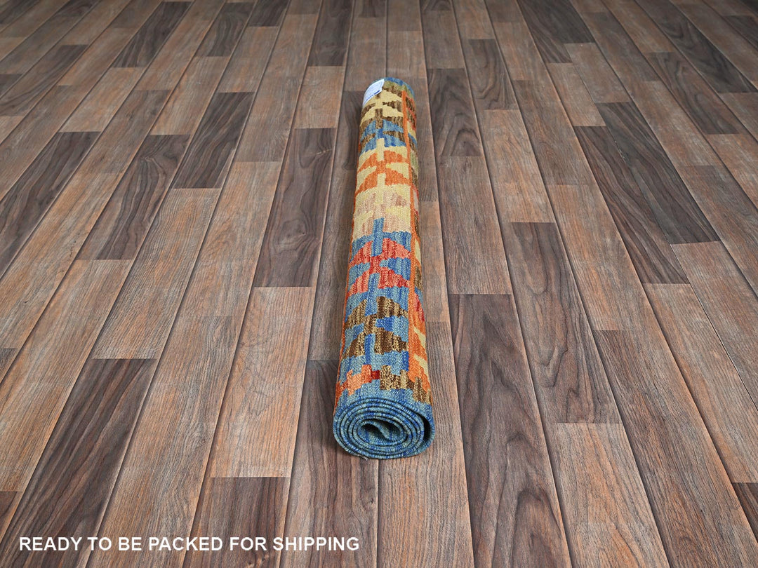 3'3" x 4'11" New Hand Woven Multicolored Wool Rectangle Oriental Rug - MOA1021190