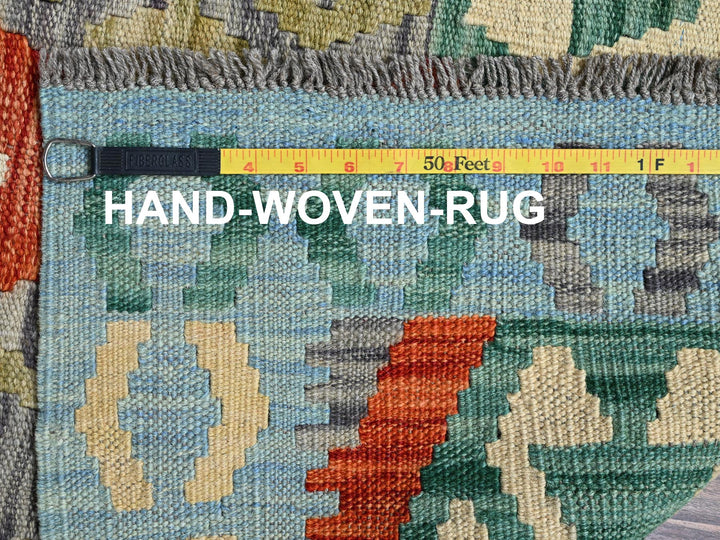 4'0" x 5'3" New Hand Woven Ivory Wool Rectangle Oriental Rug - MOA1021196