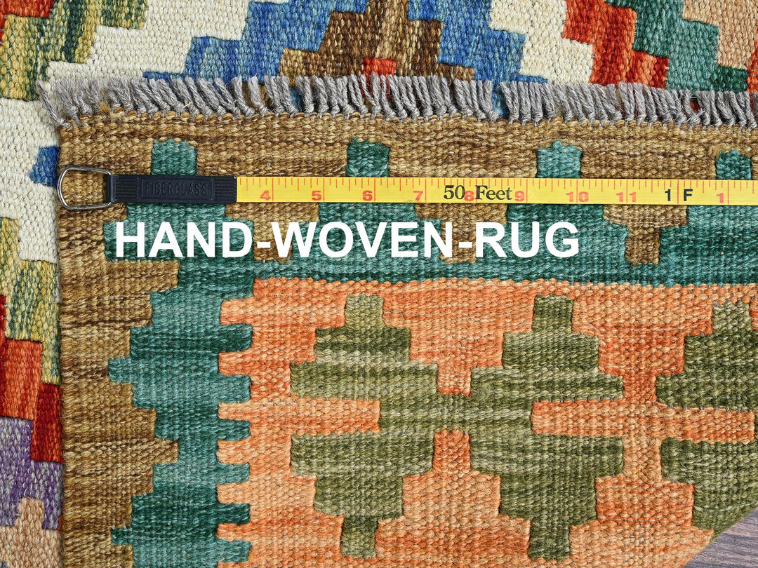 4'11" x 6'7" New Hand Woven Ivory Wool Rectangle Oriental Rug - MOA1021201