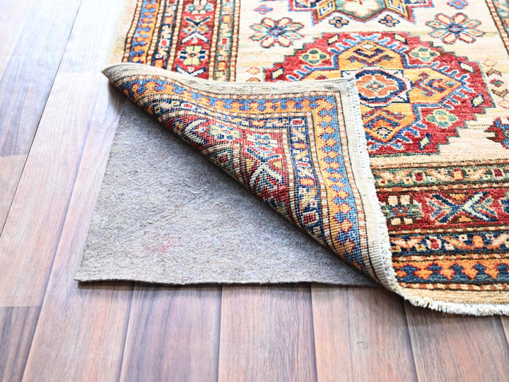 2'8" x 35'3" New Hand Knotted Beige Wool Runner Oriental Rug - MOA102125