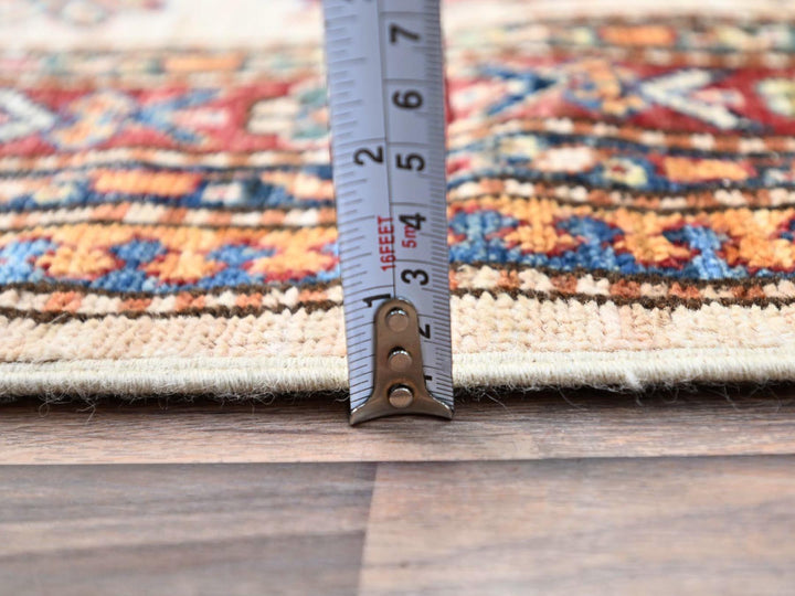 2'8" x 35'3" New Hand Knotted Beige Wool Runner Oriental Rug - MOA102125