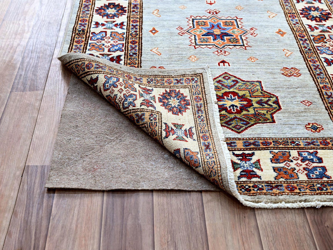 2'11" x 22'7" New Hand Knotted Grey Wool Runner Oriental Rug - MOA102126