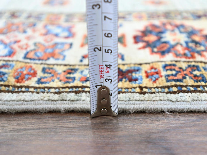 2'9" x 15'5" New Hand Knotted Grey Wool Runner Oriental Rug - MOA102190