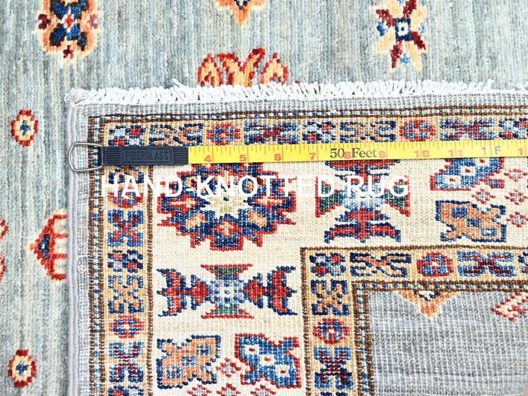 2'9" x 15'5" New Hand Knotted Grey Wool Runner Oriental Rug - MOA102190