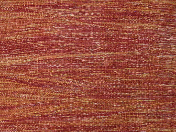 9'0" x 12'0" New Hand Woven Orange Wool Rectangle Oriental Rug - MOA10220094