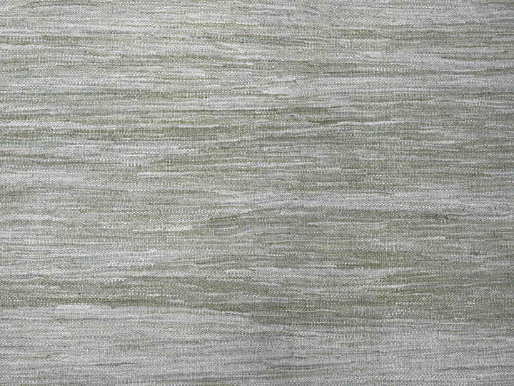 9'1" x 12'1" New Hand Woven Green Wool Rectangle Oriental Rug - MOA10220095