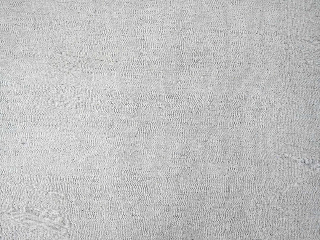 9'0" x 12'0" New Hand Woven Ivory Wool Rectangle Oriental Rug - MOA10220099