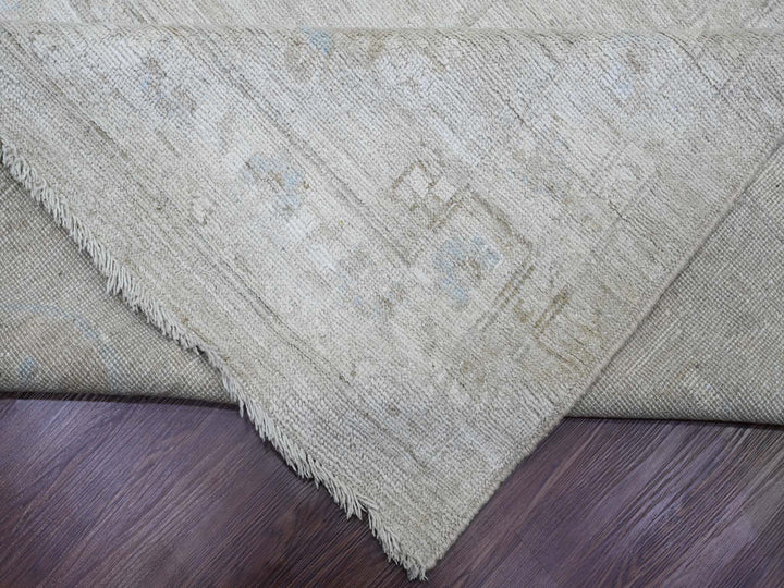 14'0" x 19'6" New Hand Knotted Grey Wool Rectangle Oriental Rug - MOA10220183