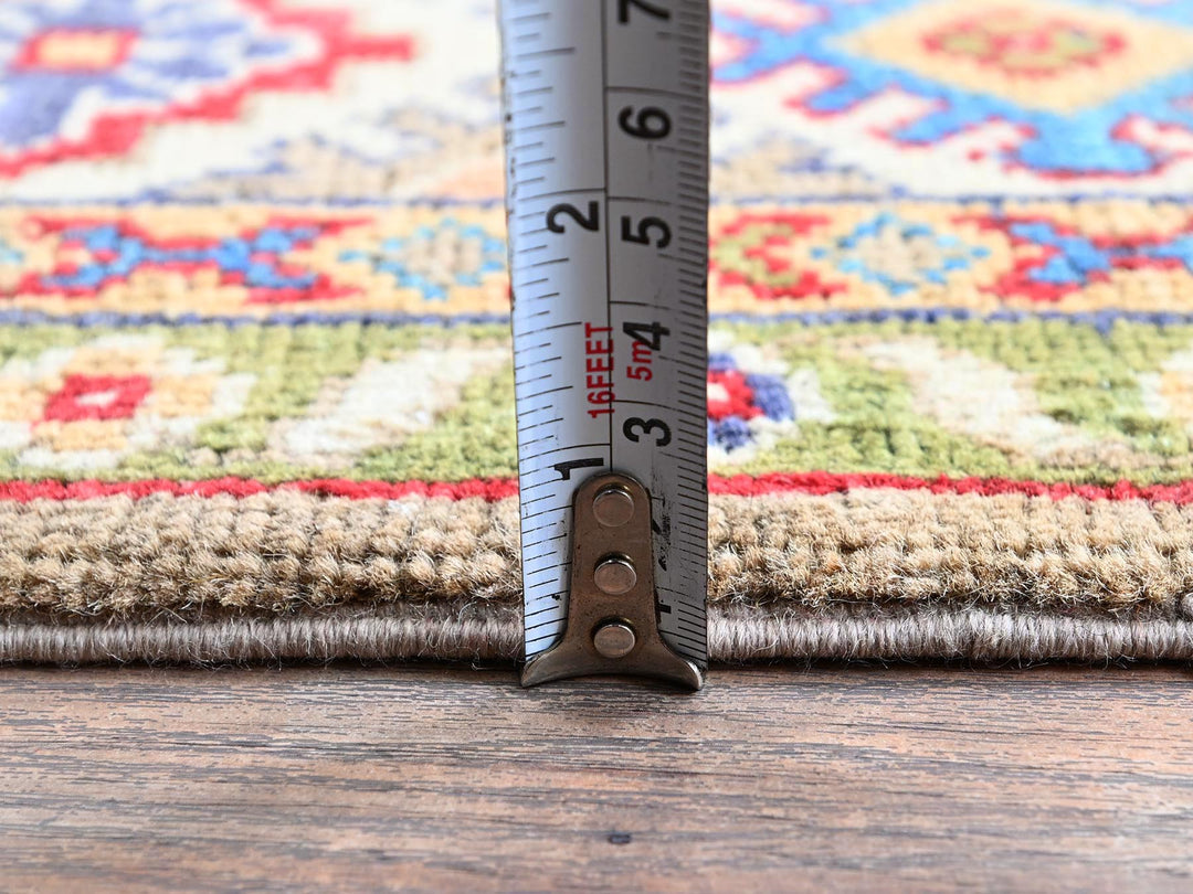 4'11" x 6'9" New Hand Knotted Brown Wool Rectangle Oriental Rug - MOA102329