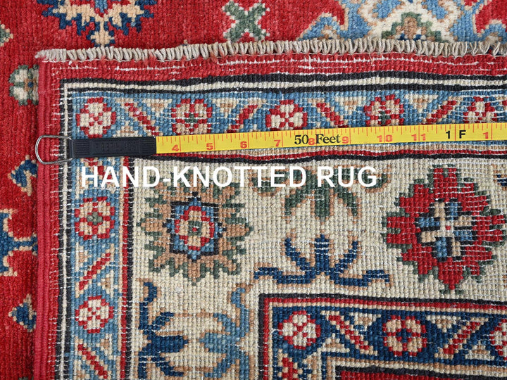 3'1" x 4'10" New Hand Knotted Red Wool Rectangle Oriental Rug - MOA102342