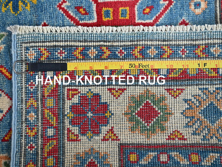 3'4" x 4'11" New Hand Knotted Blue Wool Rectangle Oriental Rug - MOA102347