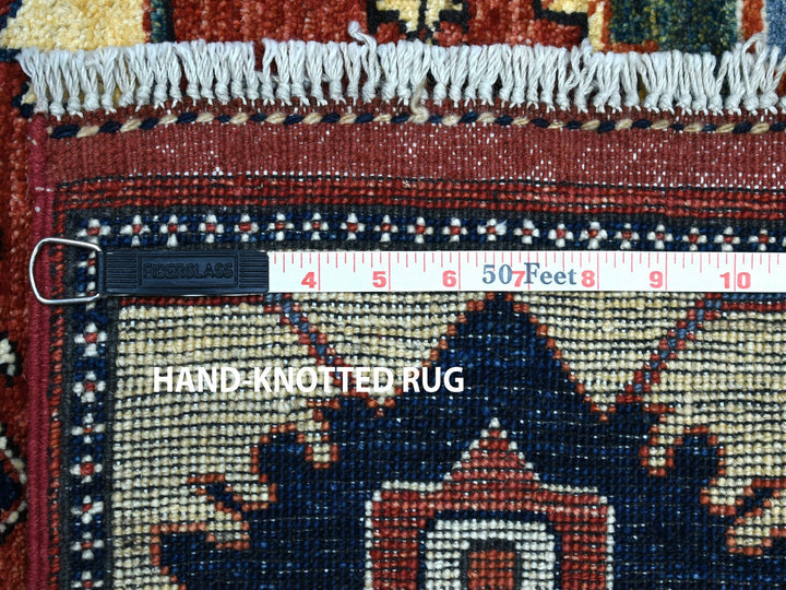 3'5" x 4'9" New Hand Knotted Red Wool Rectangle Oriental Rug - MOA10251301