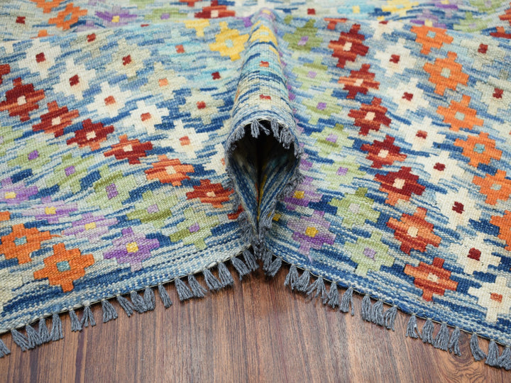 10'2" x 13'4" New Hand Woven Multicolored Wool Rectangle Oriental Rug - MOA10252090