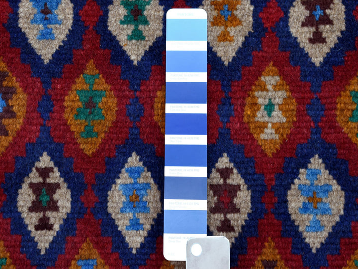 4'0" x 6'1" New Hand Knotted Multicolored Wool Rectangle Oriental Rug - MOA10253142