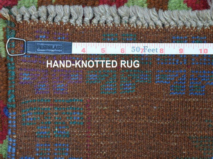 6'1" x 7'8" New Hand Knotted Multicolored Wool Rectangle Oriental Rug - MOA10253150