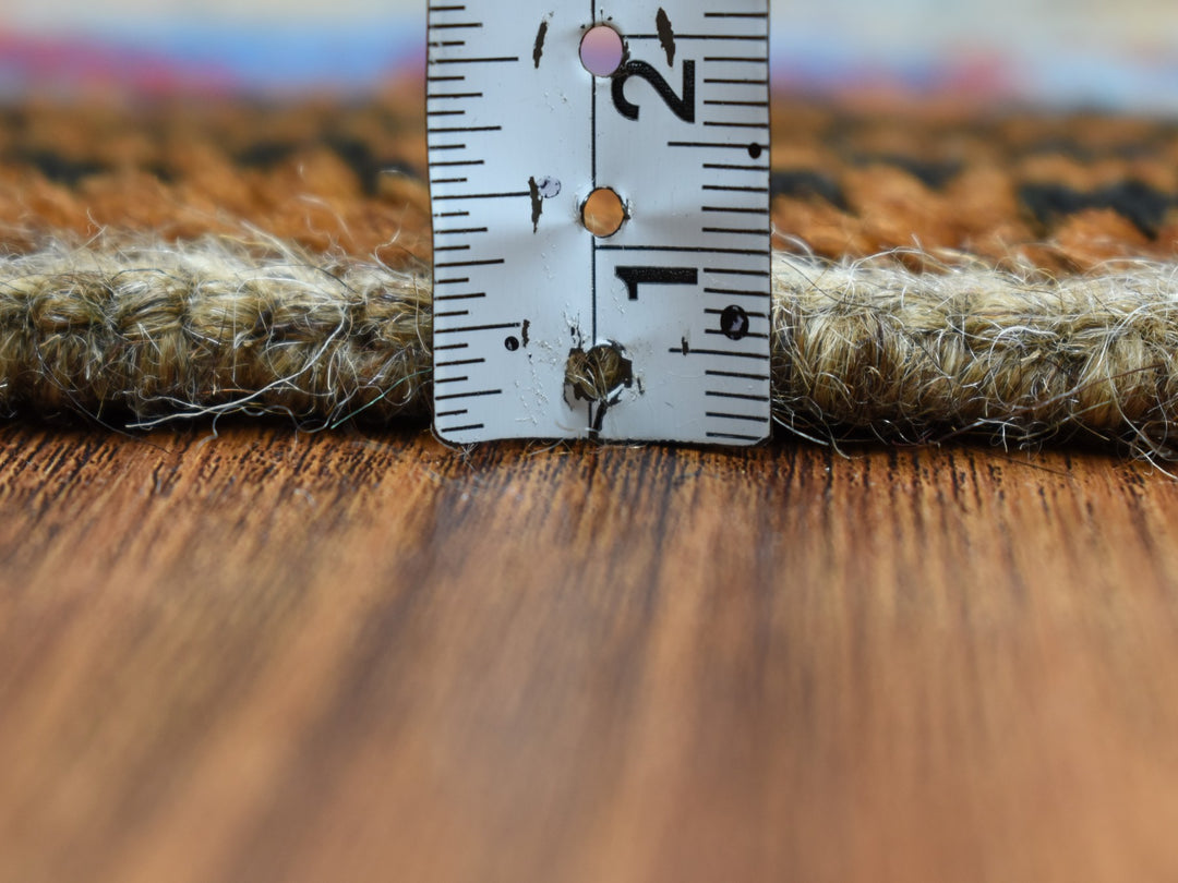 3'4" x 4'9" New Hand Knotted Grey Wool Rectangle Oriental Rug - MOA10253167