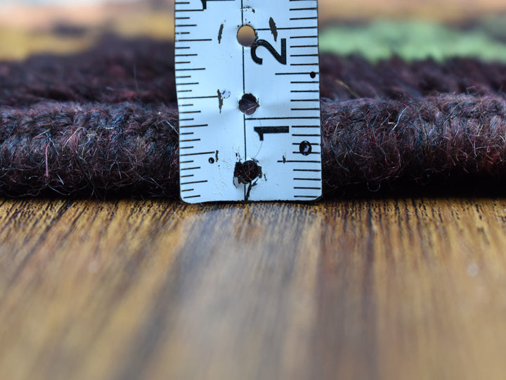 3'5" x 4'10" New Hand Knotted Black Wool Rectangle Oriental Rug - MOA10253174