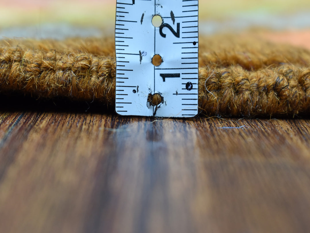 3'3" x 4'10" New Hand Knotted Multicolored Wool Rectangle Oriental Rug - MOA10253177