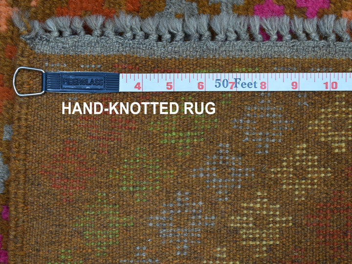 3'3" x 4'10" New Hand Knotted Multicolored Wool Rectangle Oriental Rug - MOA10253177