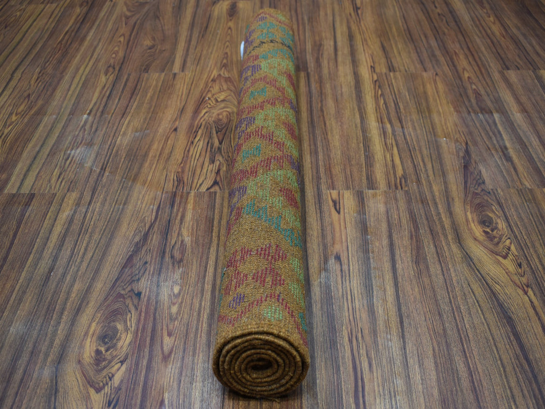 3'1" x 4'9" New Hand Knotted Multicolored Wool Rectangle Oriental Rug - MOA10253181