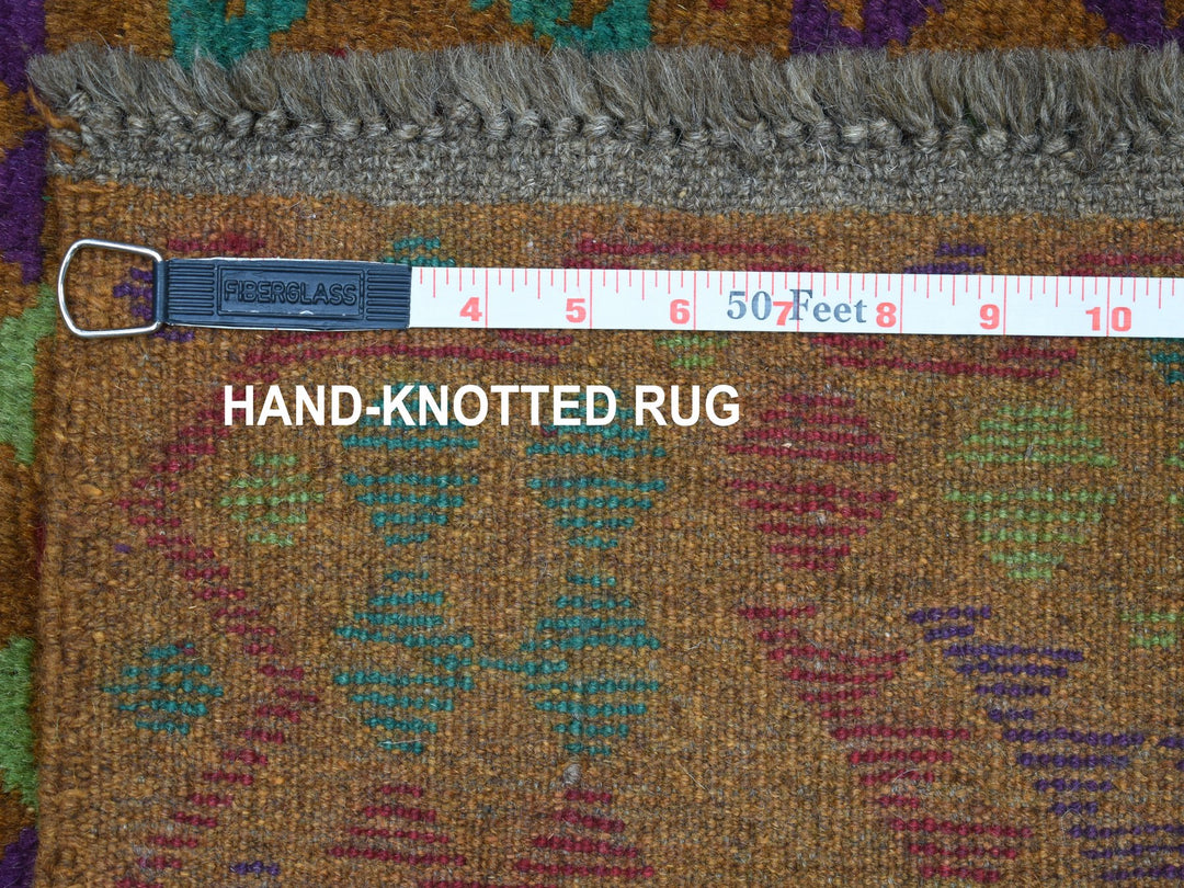 3'1" x 4'9" New Hand Knotted Multicolored Wool Rectangle Oriental Rug - MOA10253181