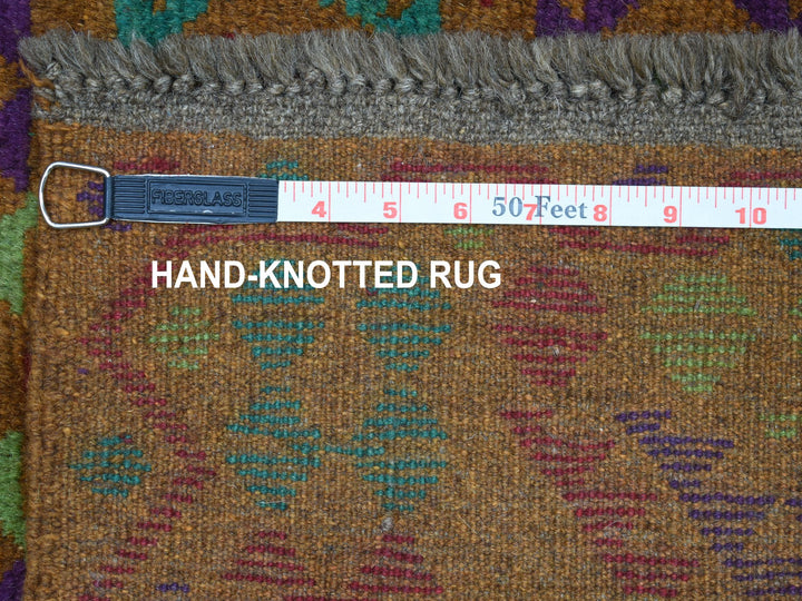 3'1" x 4'9" New Hand Knotted Multicolored Wool Rectangle Oriental Rug - MOA10253181