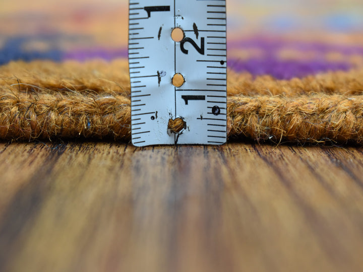 4'0" x 5'10" New Hand Knotted Multicolored Wool Rectangle Oriental Rug - MOA10253182