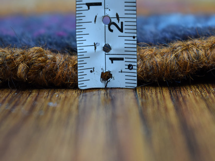 4'0" x 6'0" New Hand Knotted Multicolored Wool Rectangle Oriental Rug - MOA10253183