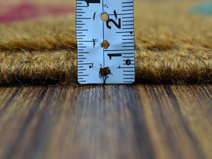 4'0" x 6'1" New Hand Knotted Multicolored Wool Rectangle Oriental Rug - MOA10253188