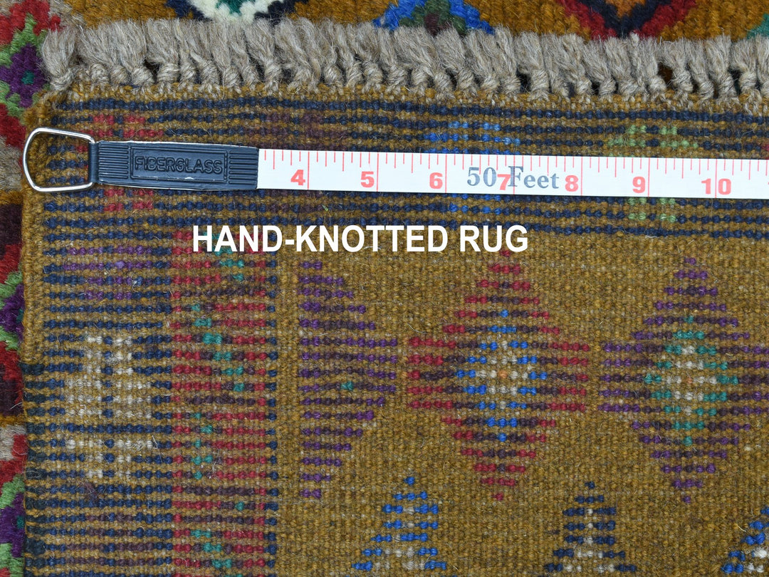 3'3" x 4'8" New Hand Knotted Multicolored Wool Rectangle Oriental Rug - MOA10253273