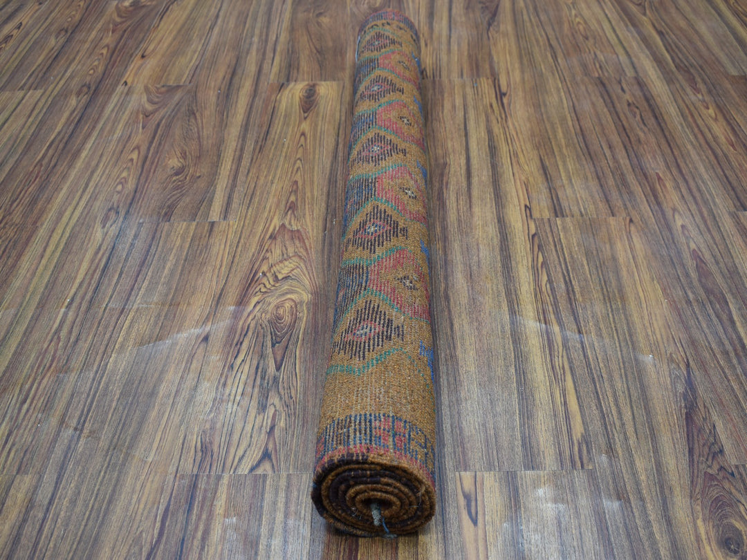 3'5" x 4'5" New Hand Knotted Multicolored Wool Rectangle Oriental Rug - MOA10253274