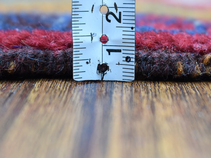 3'5" x 4'5" New Hand Knotted Multicolored Wool Rectangle Oriental Rug - MOA10253274