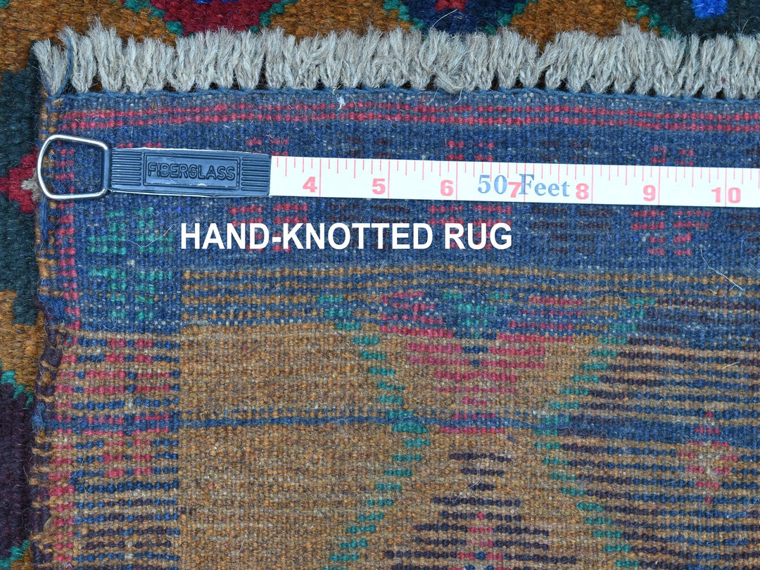 3'5" x 4'5" New Hand Knotted Multicolored Wool Rectangle Oriental Rug - MOA10253274