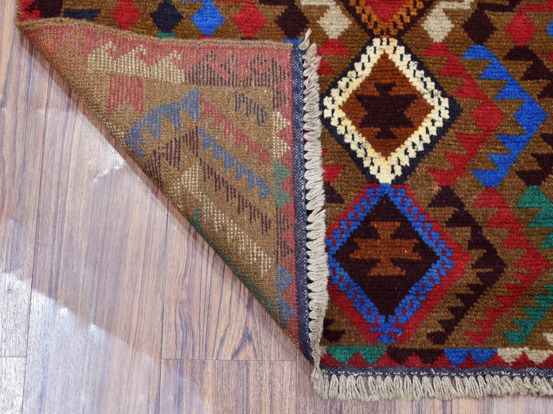 3'0" x 4'6" New Hand Knotted Multicolored Wool Rectangle Oriental Rug - MOA10253280