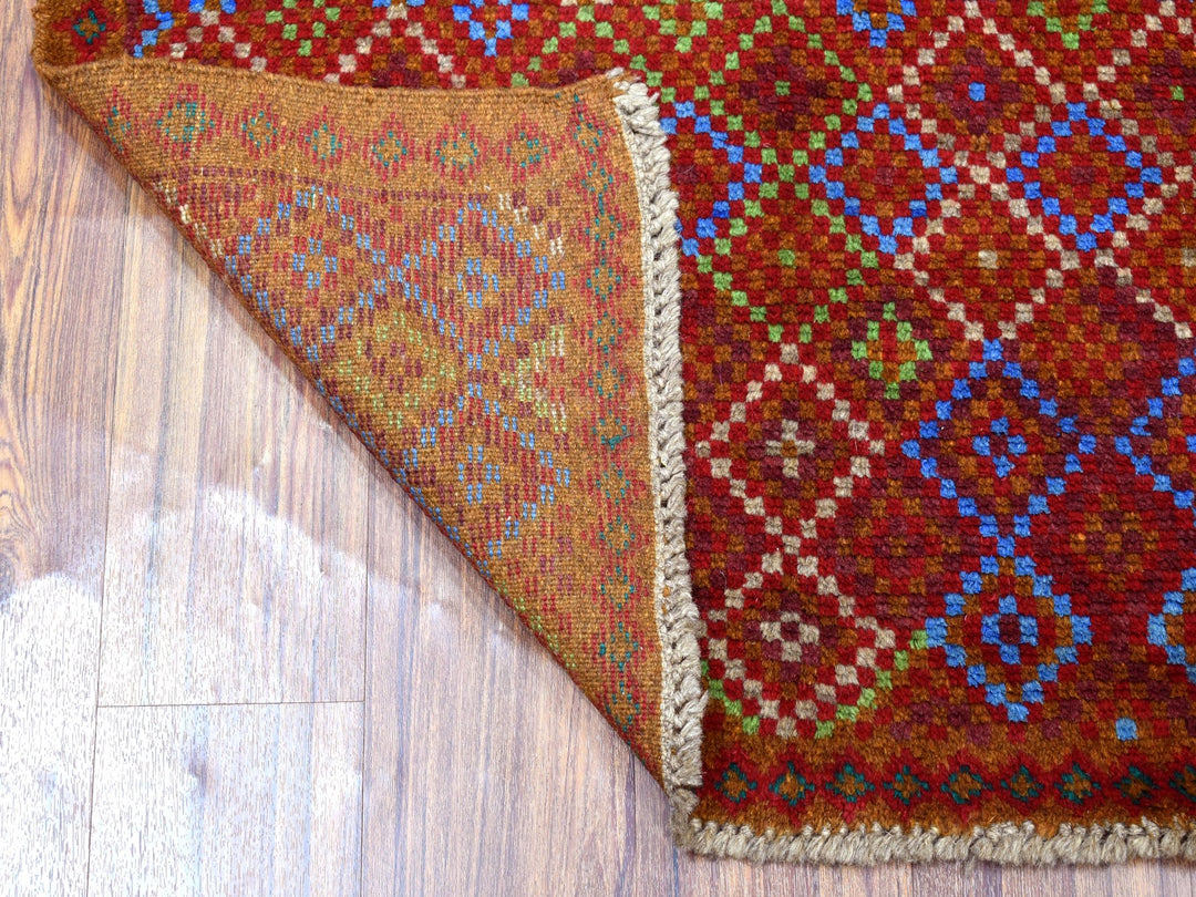 3'5" x 5'0" New Hand Knotted Multicolored Wool Rectangle Oriental Rug - MOA10253281