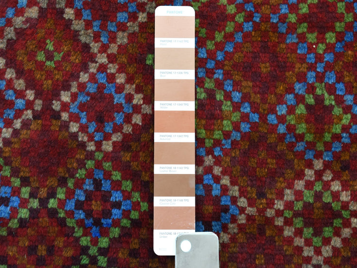 3'5" x 5'0" New Hand Knotted Multicolored Wool Rectangle Oriental Rug - MOA10253281