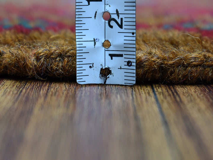 3'5" x 5'0" New Hand Knotted Multicolored Wool Rectangle Oriental Rug - MOA10253281