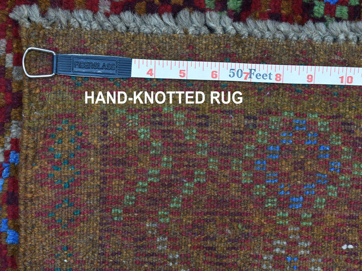 3'5" x 5'0" New Hand Knotted Multicolored Wool Rectangle Oriental Rug - MOA10253281