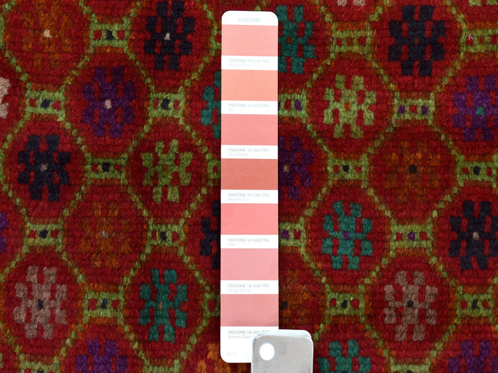 3'0" x 4'8" New Hand Knotted Orange Wool Rectangle Oriental Rug - MOA10253288