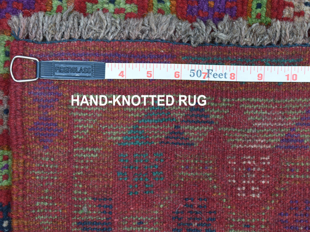 3'0" x 4'8" New Hand Knotted Orange Wool Rectangle Oriental Rug - MOA10253288