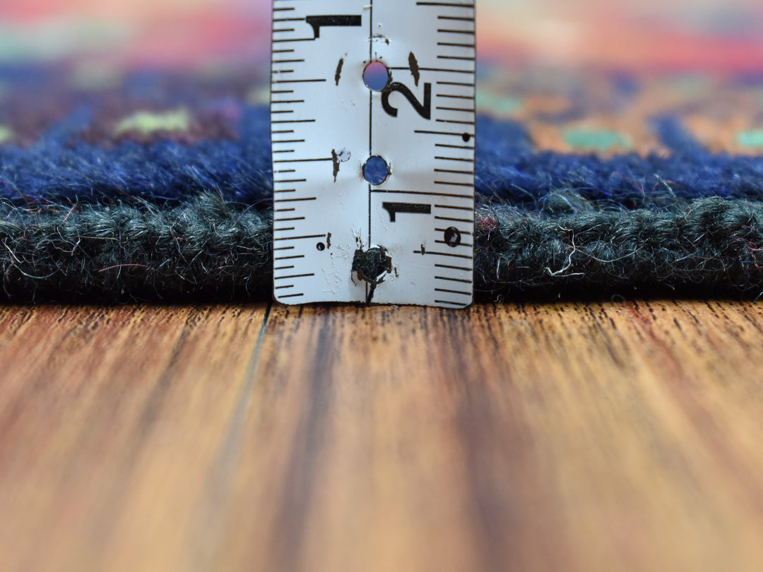 3'3" x 4'9" New Hand Knotted Red Wool Rectangle Oriental Rug - MOA10253289