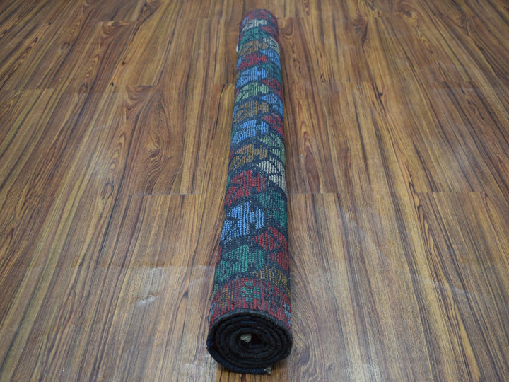 3'5" x 4'8" New Hand Knotted Red Wool Rectangle Oriental Rug - MOA10253293