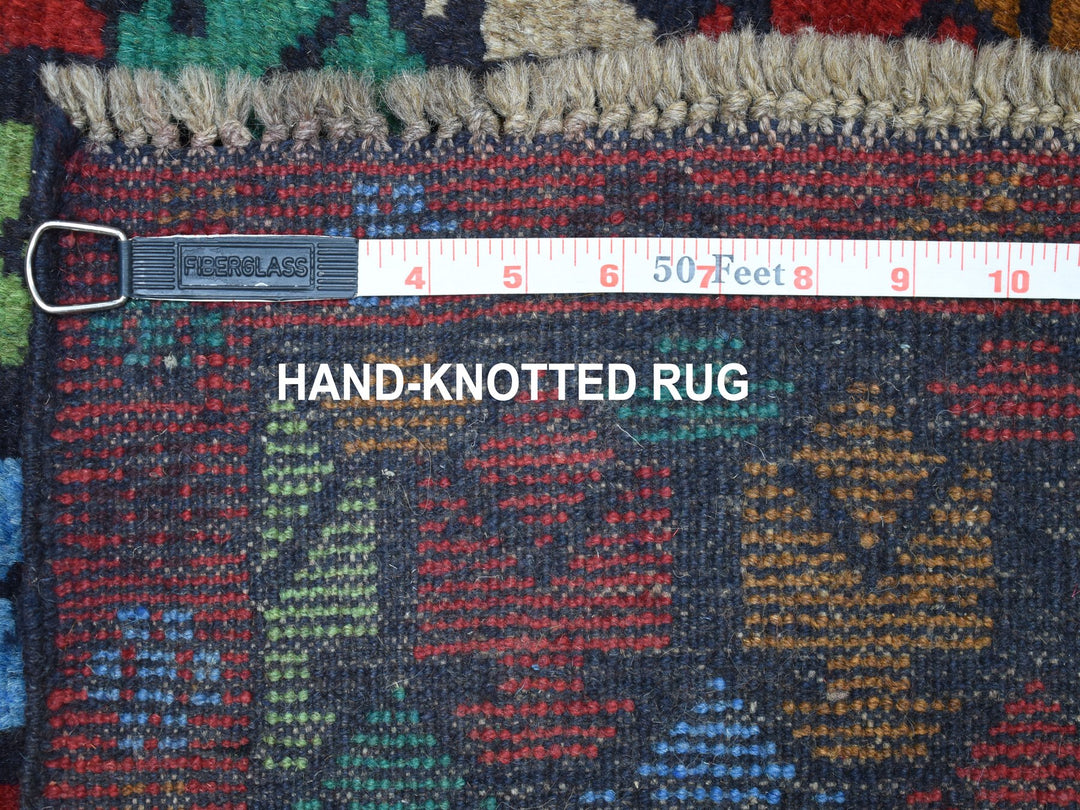 3'5" x 4'8" New Hand Knotted Red Wool Rectangle Oriental Rug - MOA10253293