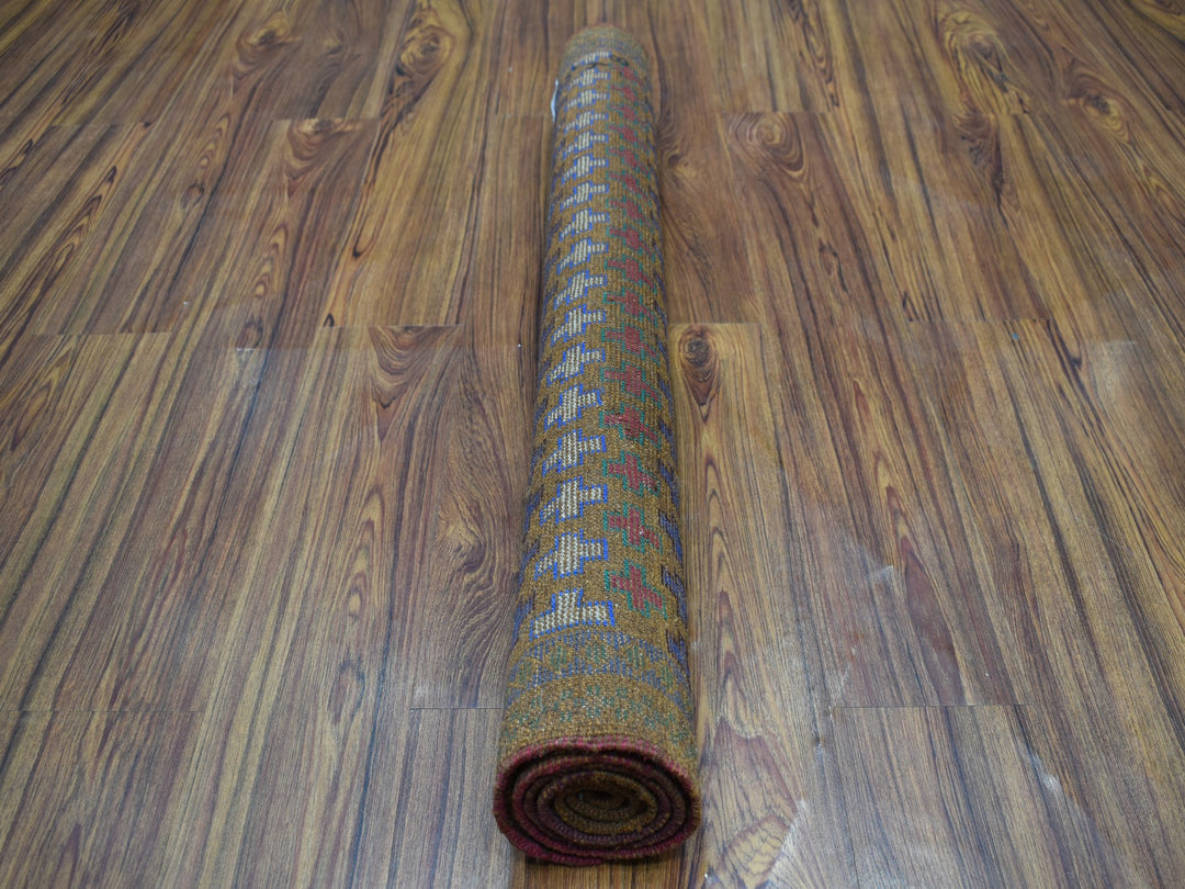 3'3" x 4'7" New Hand Knotted Multicolored Wool Rectangle Oriental Rug - MOA10253294