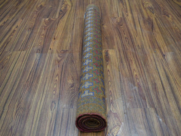 3'3" x 4'7" New Hand Knotted Multicolored Wool Rectangle Oriental Rug - MOA10253294